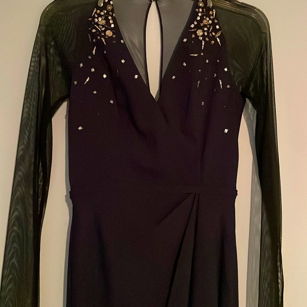 Navy evening dress!